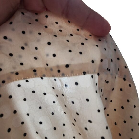 Vintage Jack Mulqueen Collectibles 100% Silk Dress Made in Korea SZ‎ 4 Polka dot - Picture 16 of 16